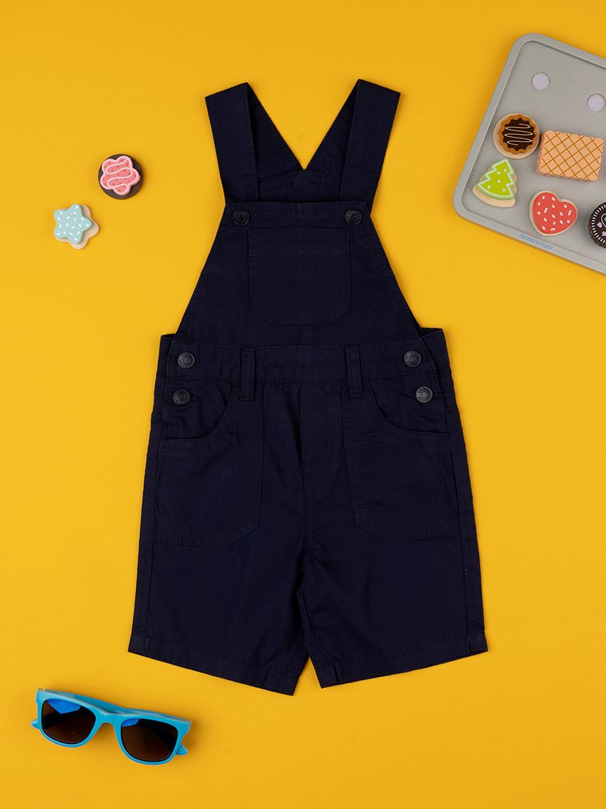 Salopette bimbo in popeline basica