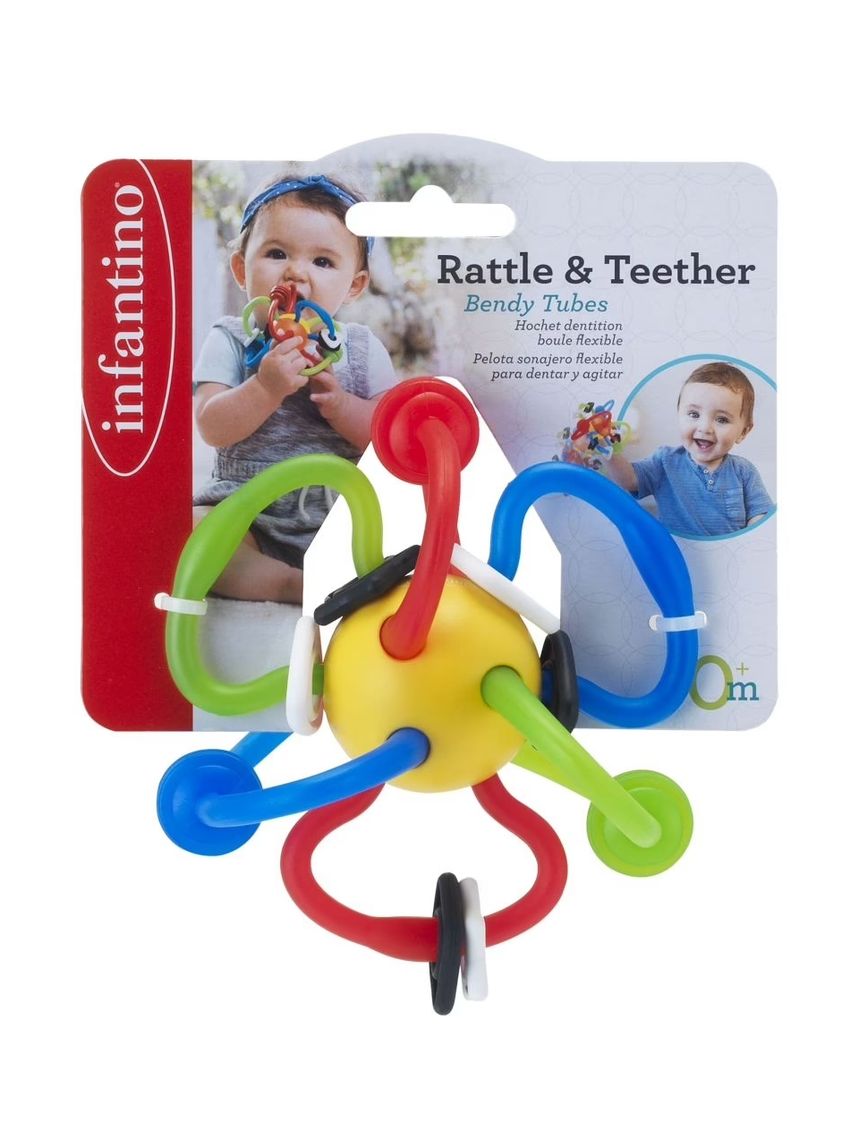 Infantino – sonaglio e massaggiagengive colorato