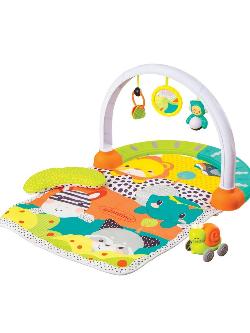Palestrina Neonato JoltJive 5-in-1 Con Tappetino Acqua E Pianoforte A Luci - Regalo Nascita 0-24 Mesi