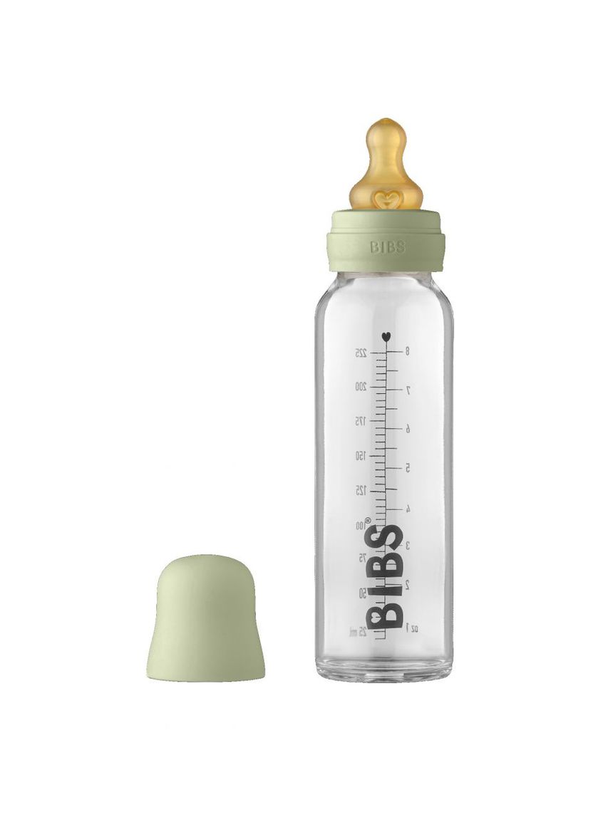Set completo biberon verde salvia - bibs