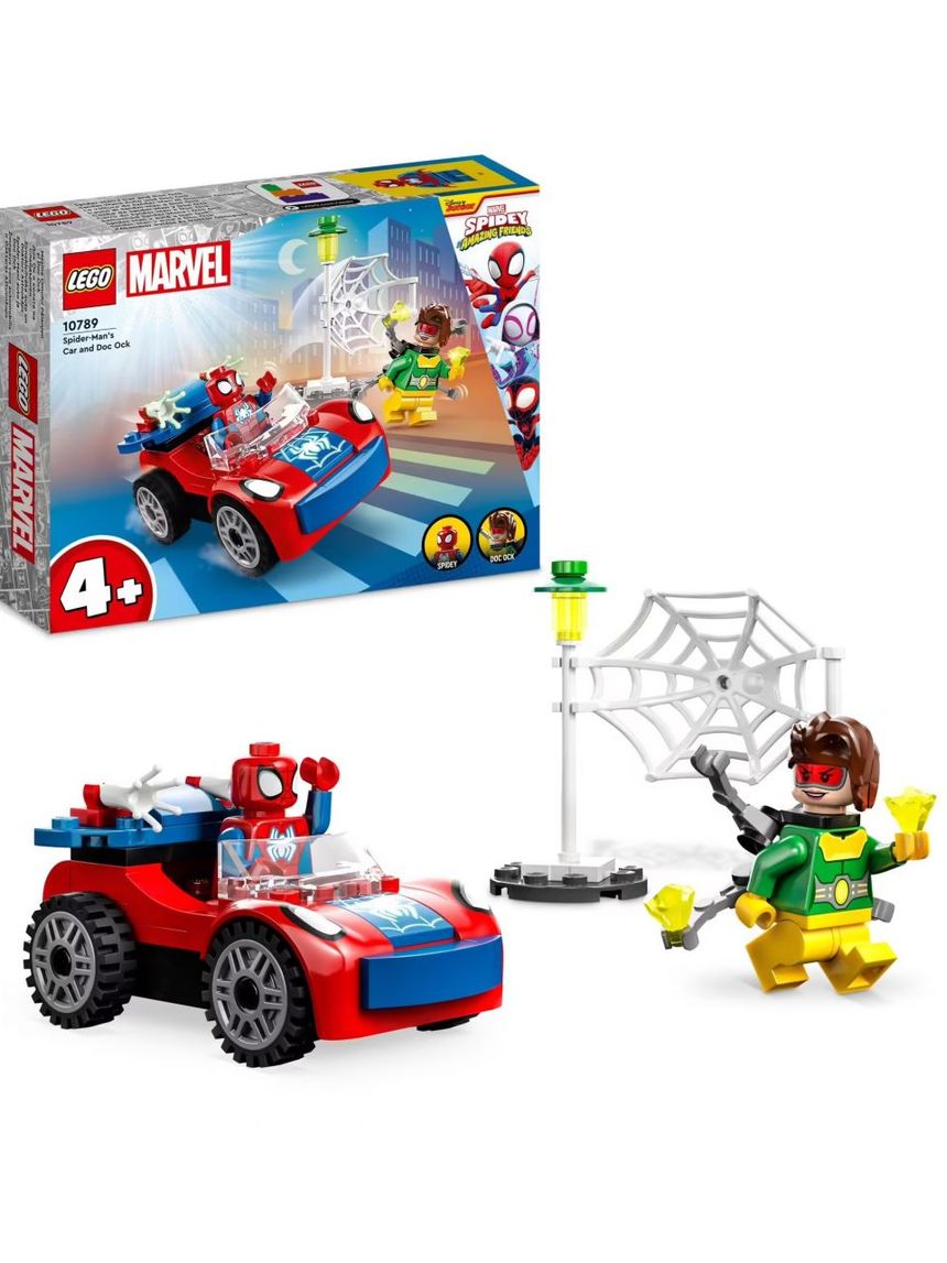 L’auto di spider-man e doc ock - spidey e i suoi fantastici amici - lego marvel