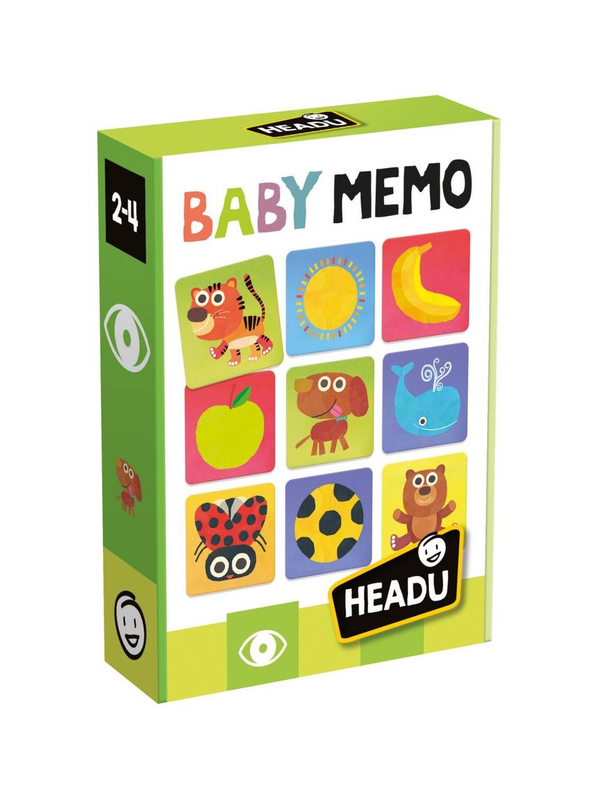 Baby memo. il mio primo gioco di memoria! 2/4 anni - headu