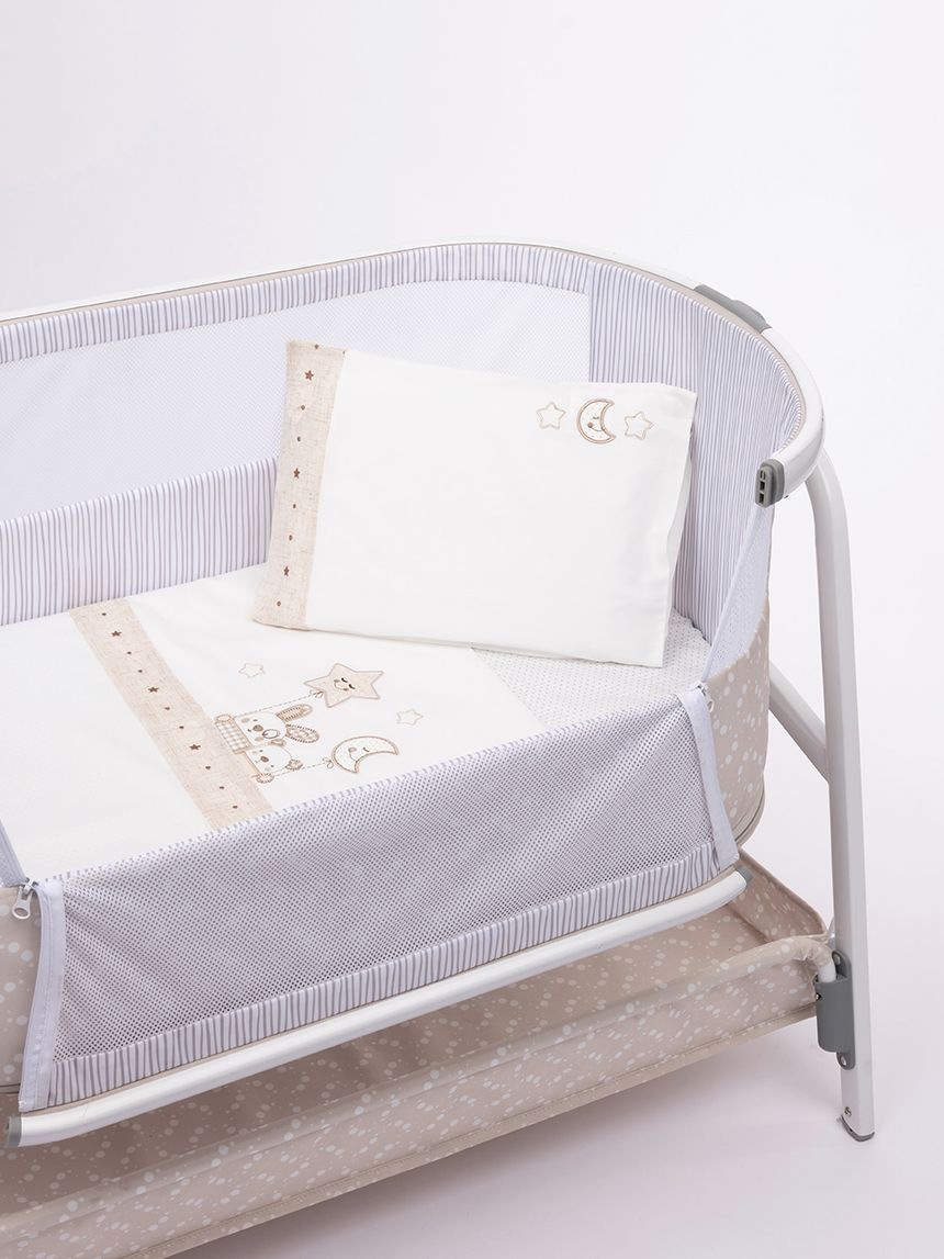 Culla/carrozzina – set 3 pezzi lenzuola