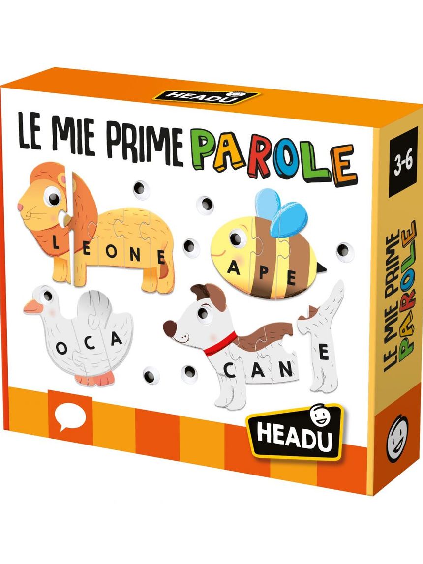 Le mie prime parole. componi gli animali e impara a leggere 3/6 anni - headu