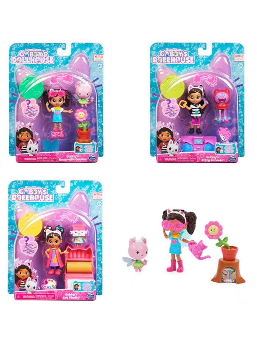 Gabby's dollhouse - pack 2 personaggi e accessori (articolo assortito) - spin master