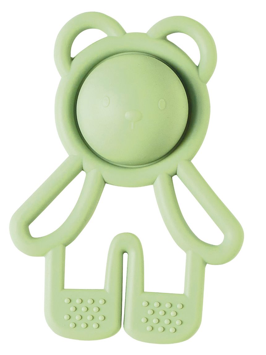 Sonaglio dentizione pop-it in silicone verde - nattou
