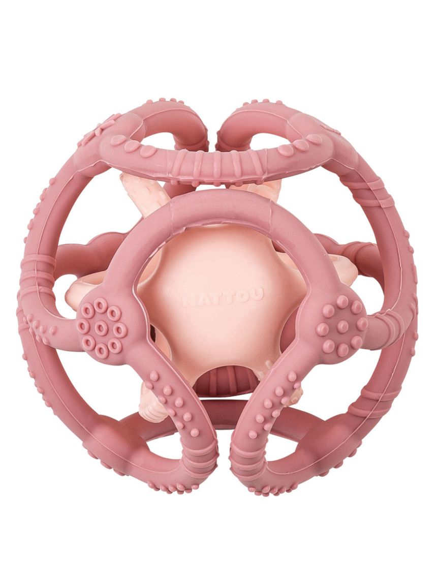 Set 2 palline in silicone rosa - nattou