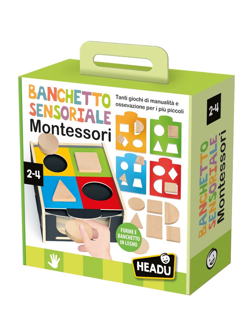 Banchetto sensoriale montessori 2/4 anni - headu
