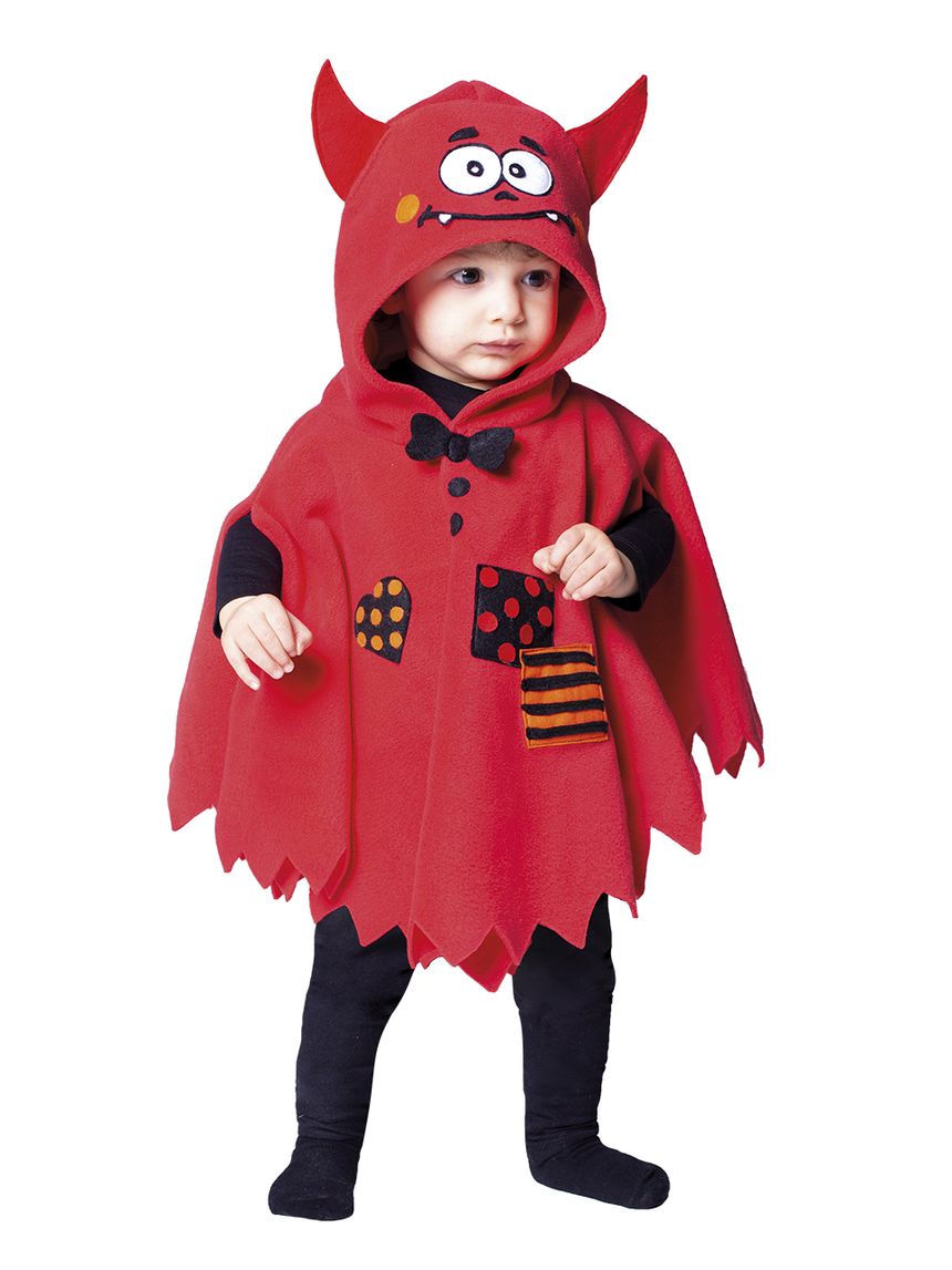 Mantellina diavoletto baby 18-36 mesi - carnaval queen