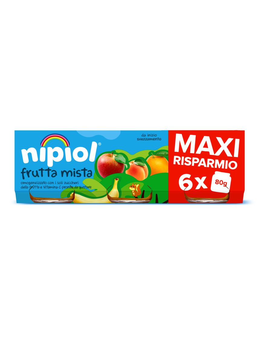 Nipiol - frutta mista 6x80 gr