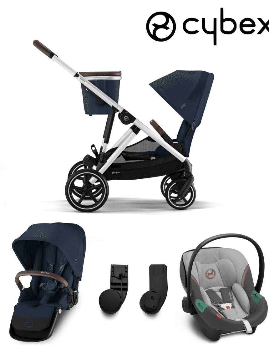 Fratellare gazelle- 2 sedute + 1 seggiolino auto - cybex gold