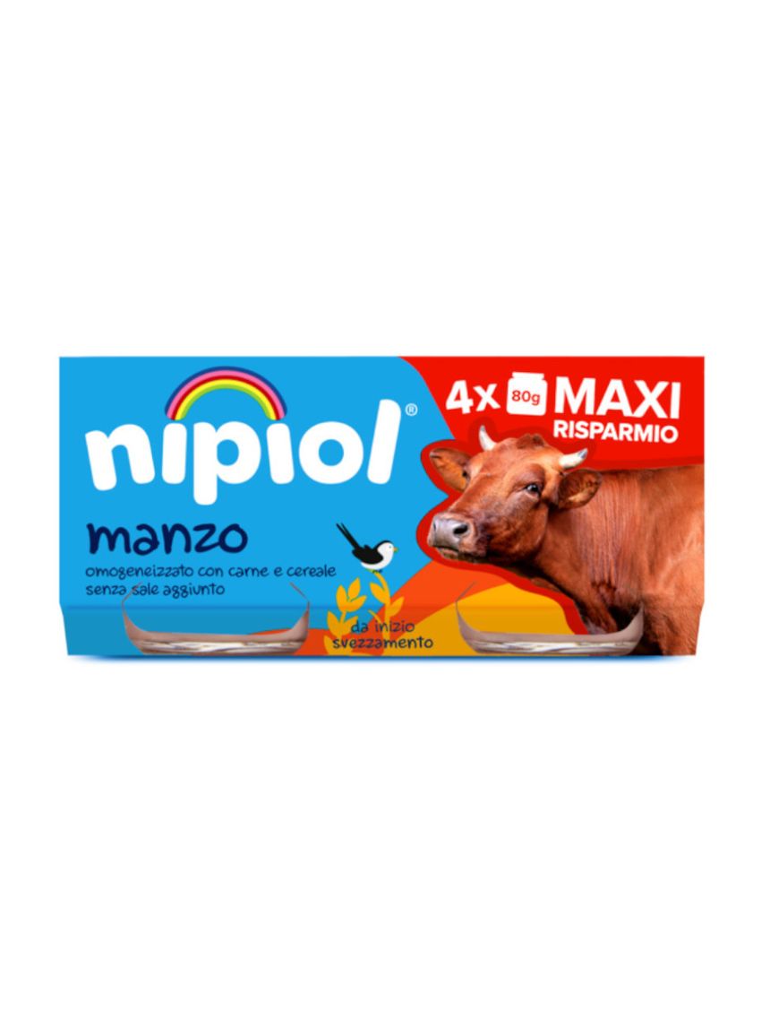 Nipiol - omogeneizzato manzo 4x80 gr