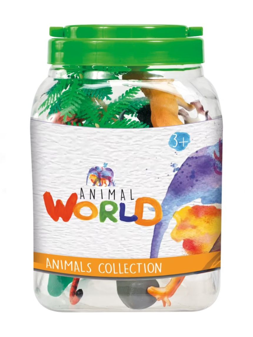 20 animali in barattolo - modello assortito - animal world