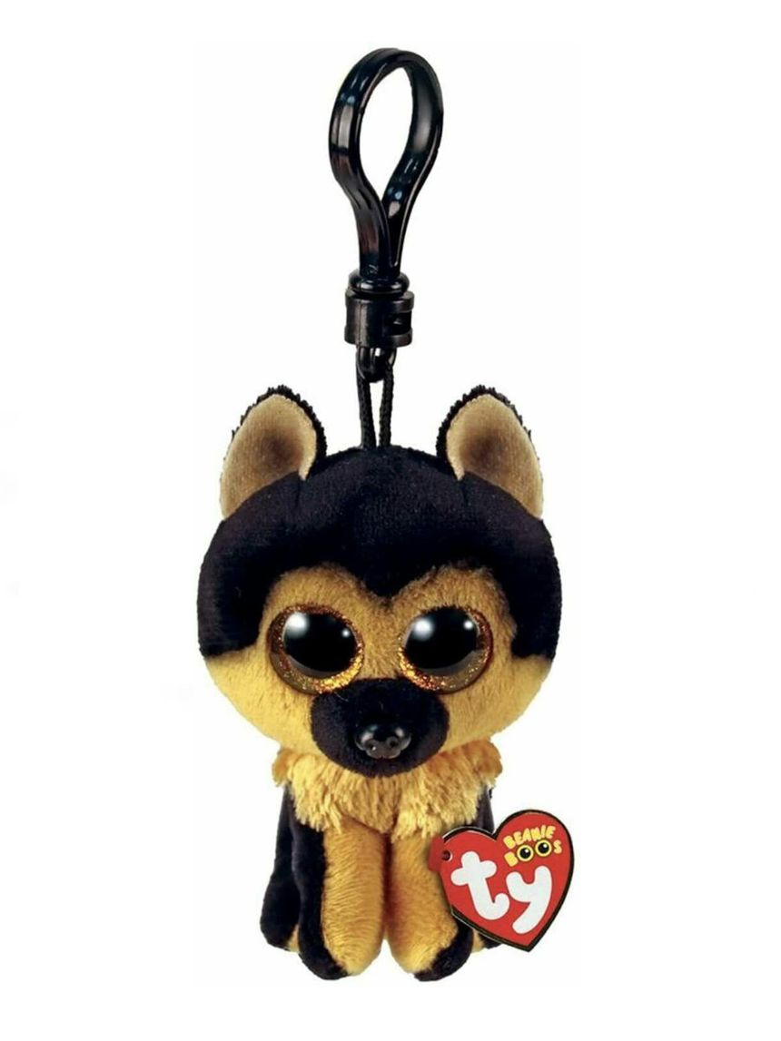 Anello porta chiavi di peluche - beanie boos clips - cane pastore tedesco spirit - ty