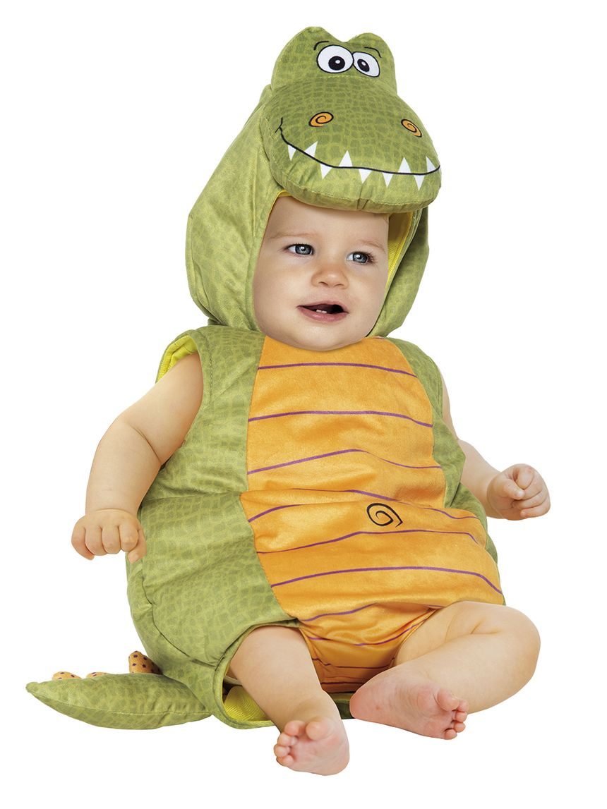 Costume baby dinosauro 6/12 mesi - carnaval queen