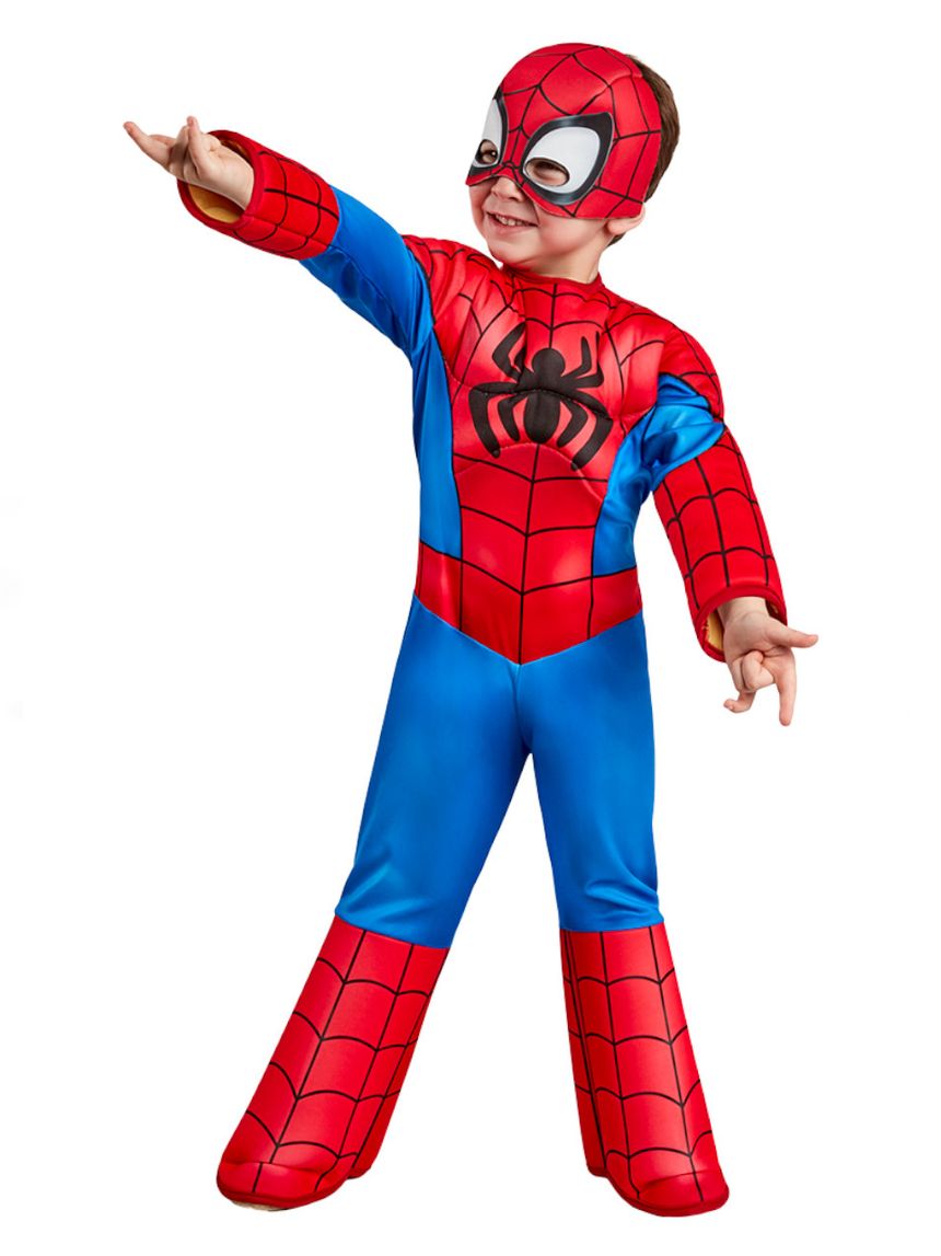 Costume spiderman saf preschool taglia xs (2-3 anni)