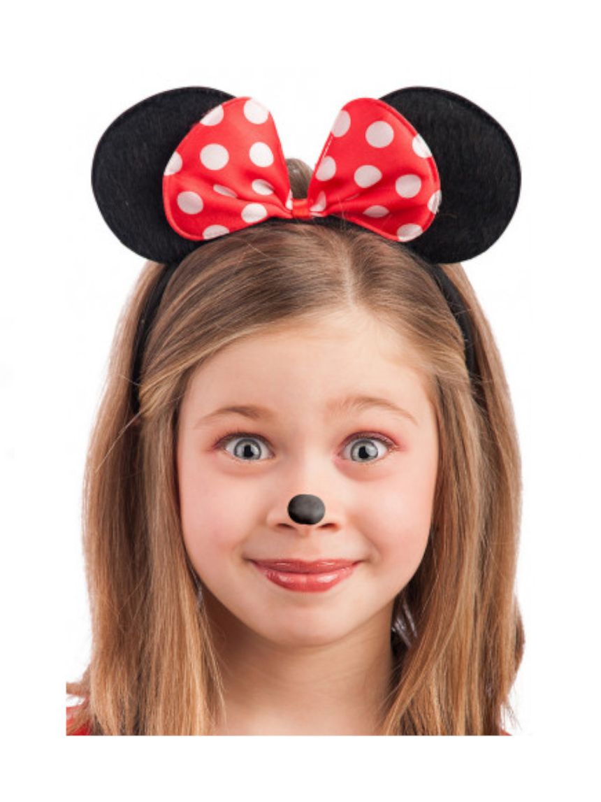 Cerchietto topolina con fiocco a pois - carnival toys