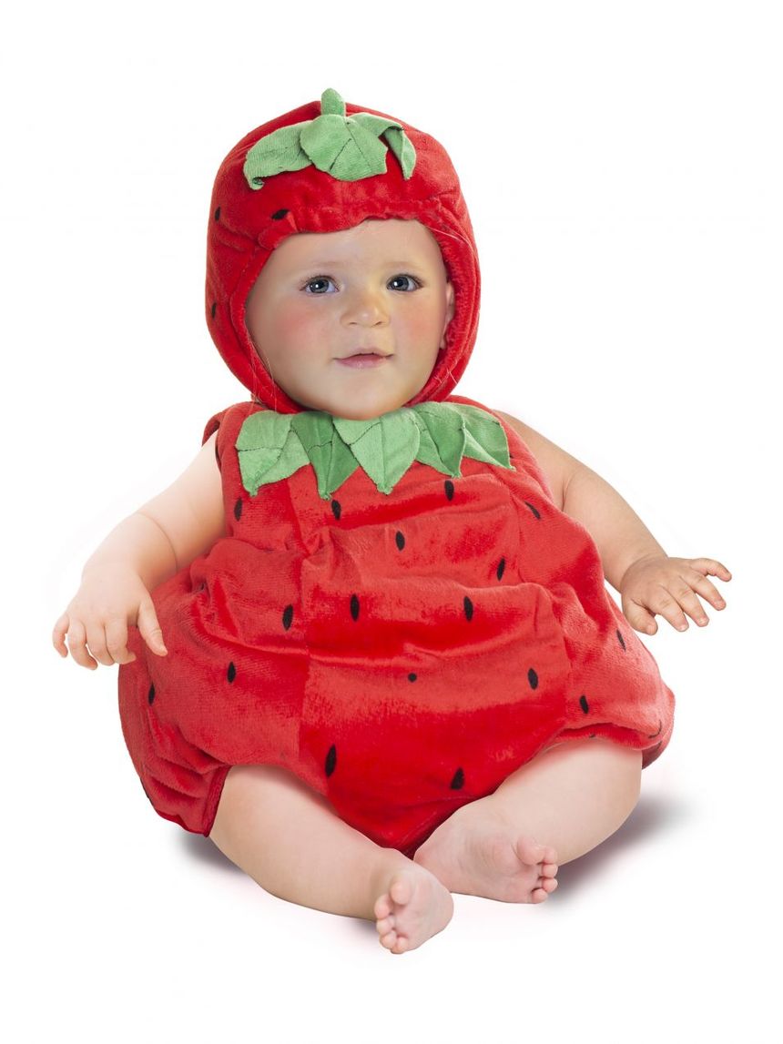 Costume fragolina baby 1 anno - carnaval queen