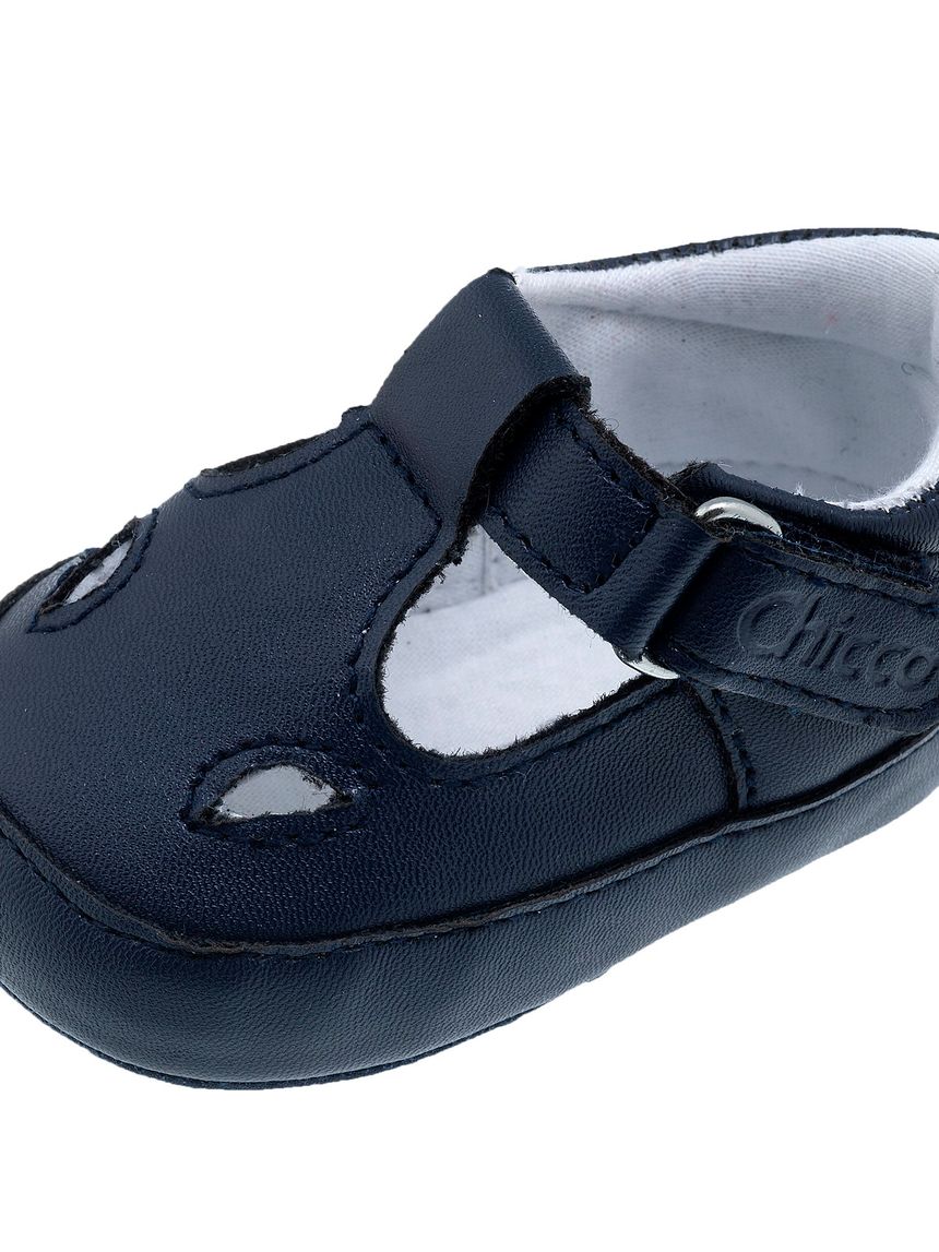 Sandalo norwen occhietti blu