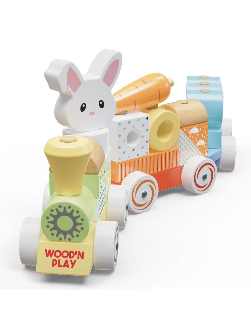 Trenino coniglietto 12+ m - wood'n play