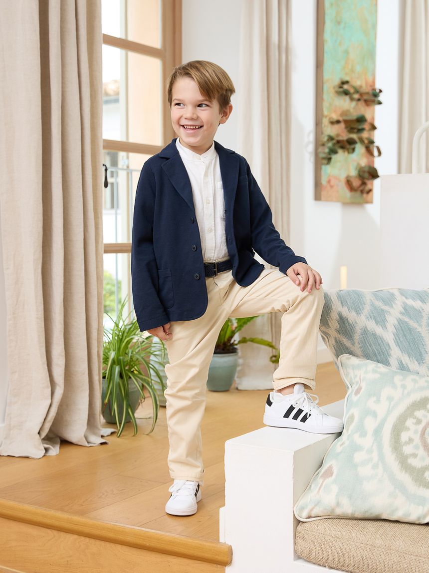 Pantalone twill beige bambino