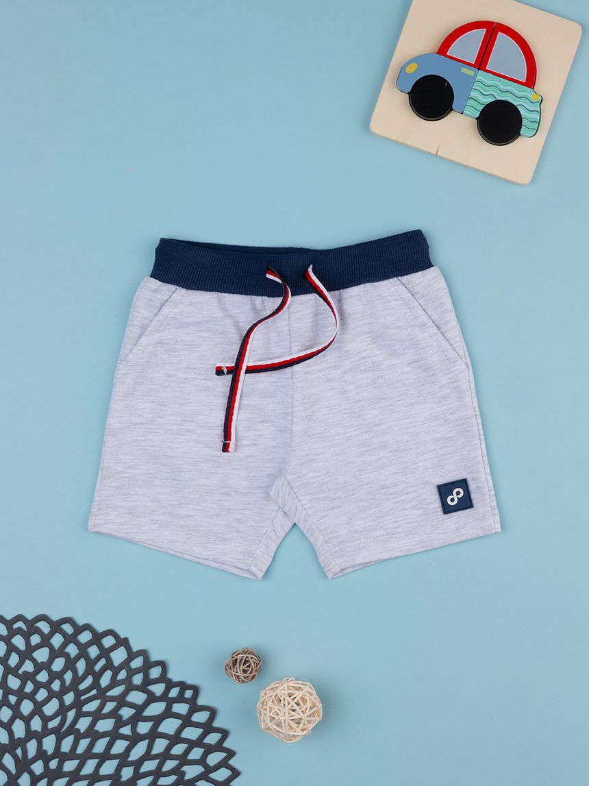 Shorts bimbo grigio