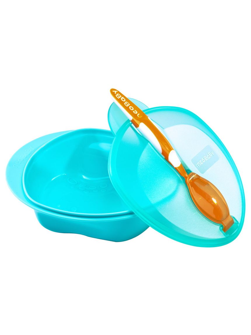 Set pappa con cucchiaio 6m+ - colori assortiti - neobaby