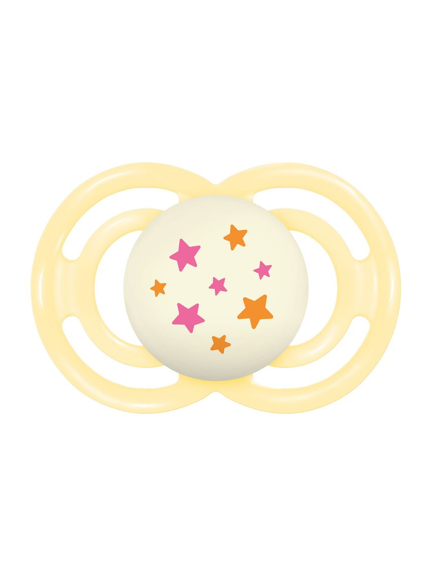 Succhietti perfect night 16+m silicone bio-circolare conf. singola giallo - mam