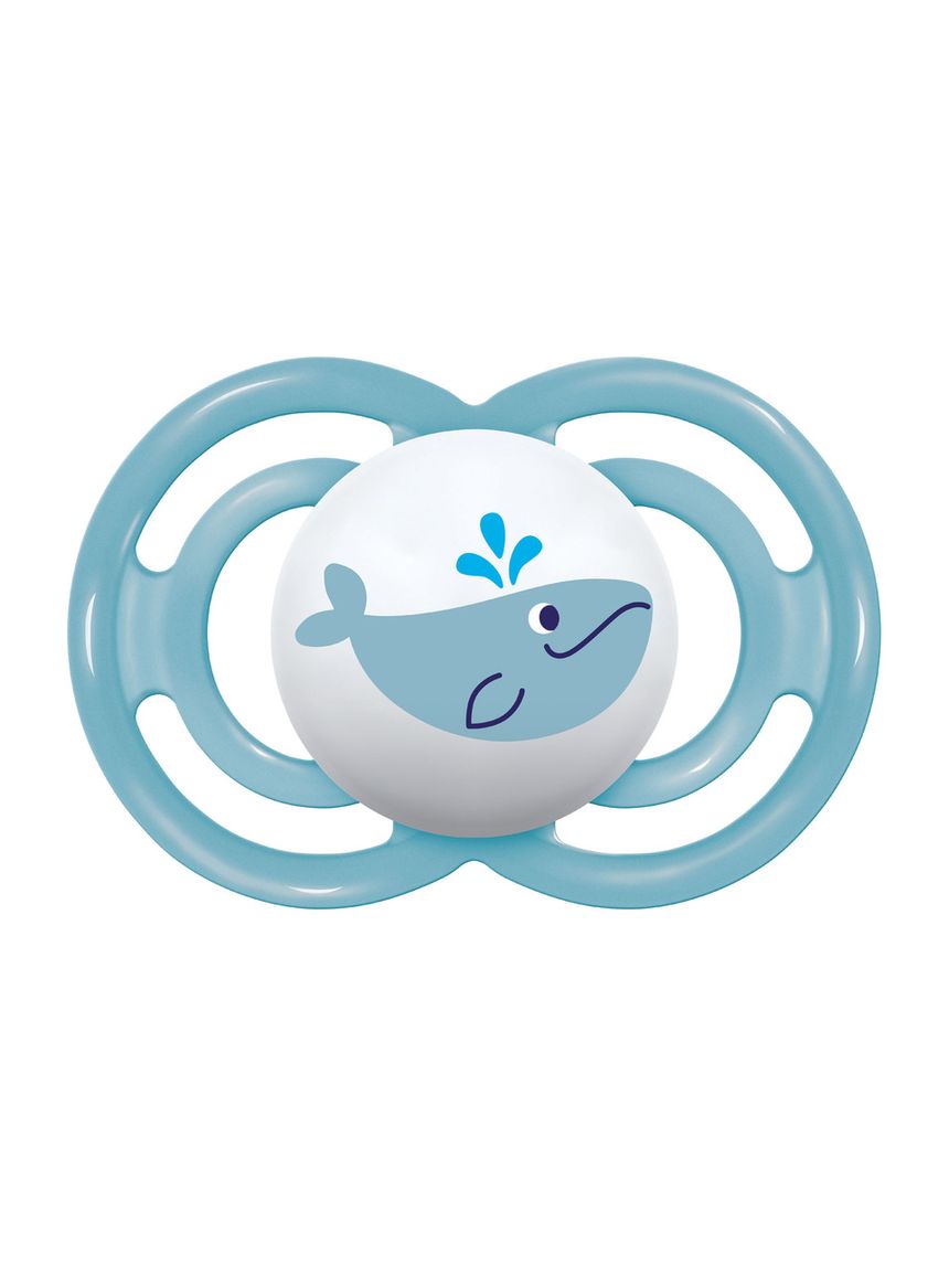 Succhietti perfect 16+m silicone bio-circolare conf. singola blu - mam