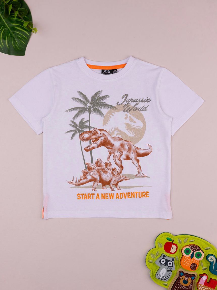 T-shirt mezza manica bambino "jurassic"