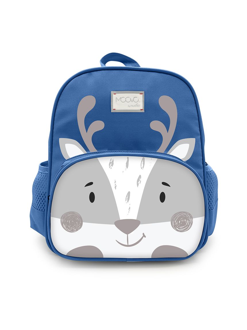Zaino piccolo - renna -1-3 anni - blu - nuvita