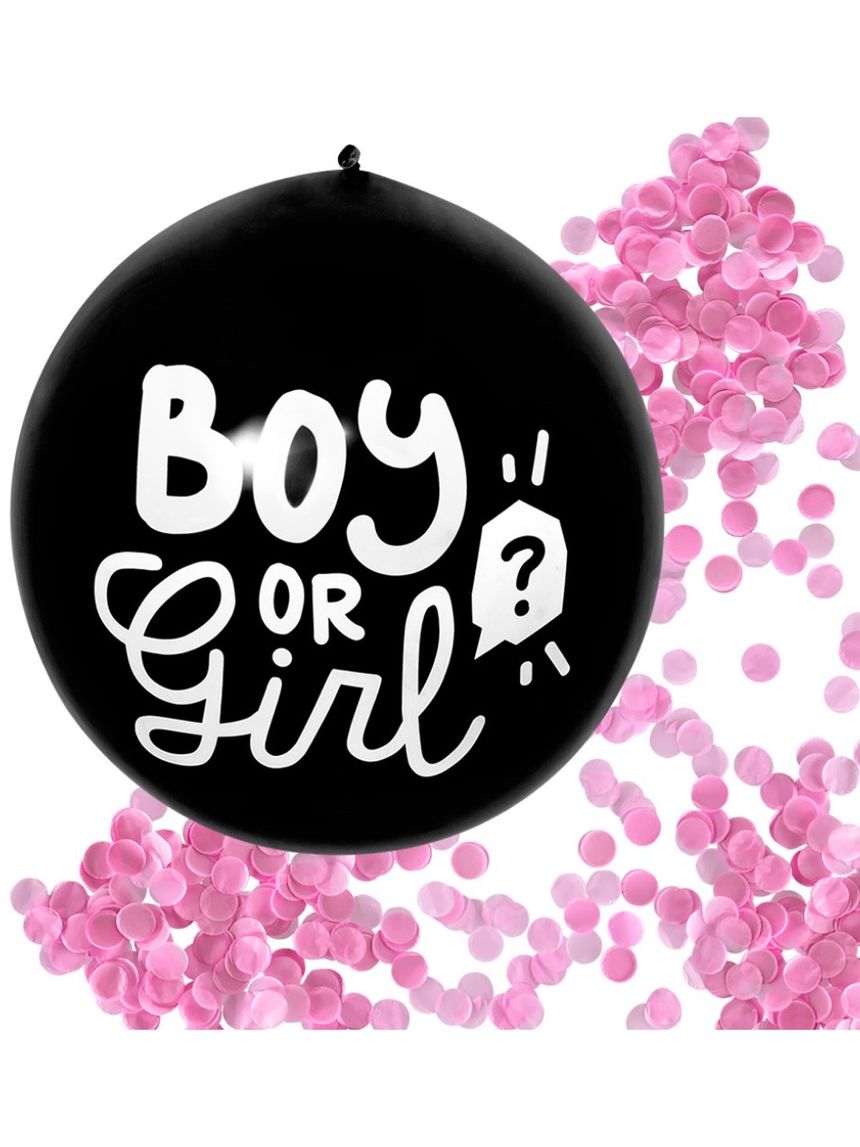 Pallone lattice d60 - coriandoli rosa reveal