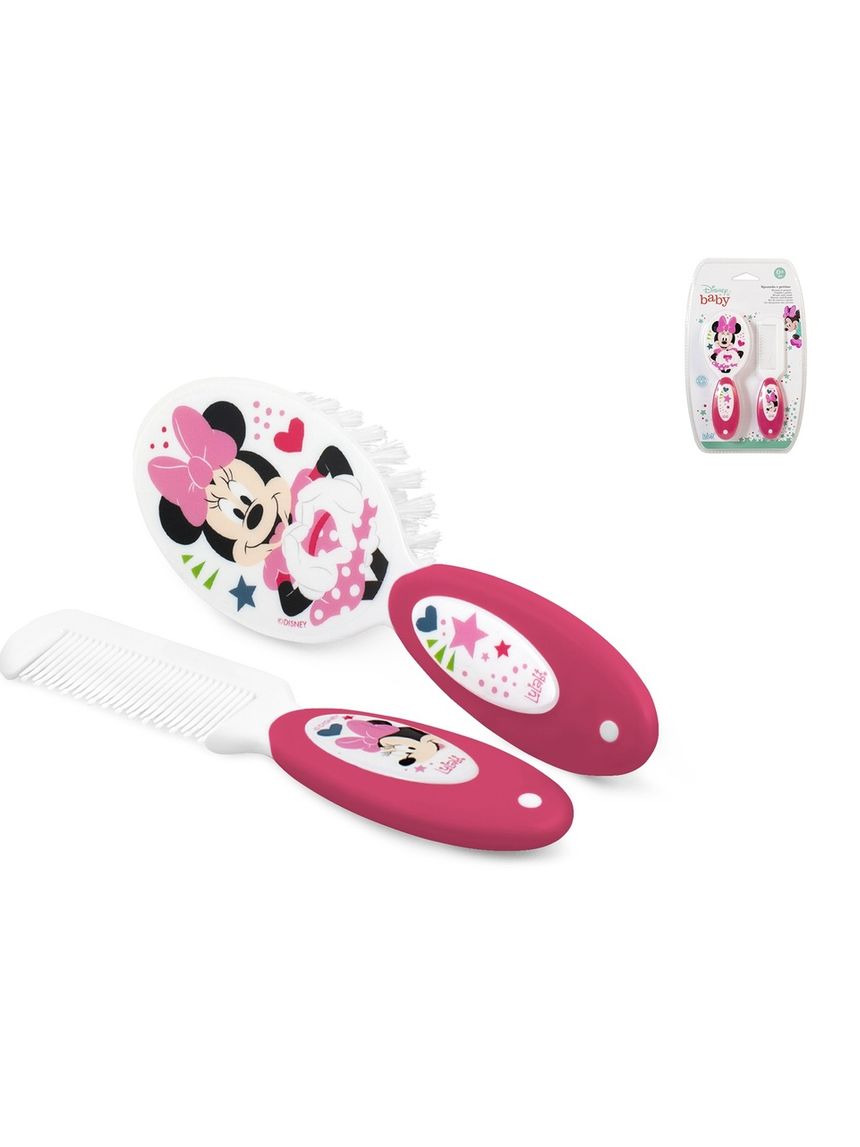 Confezione spazzola e pettine minnie icon - lulabi