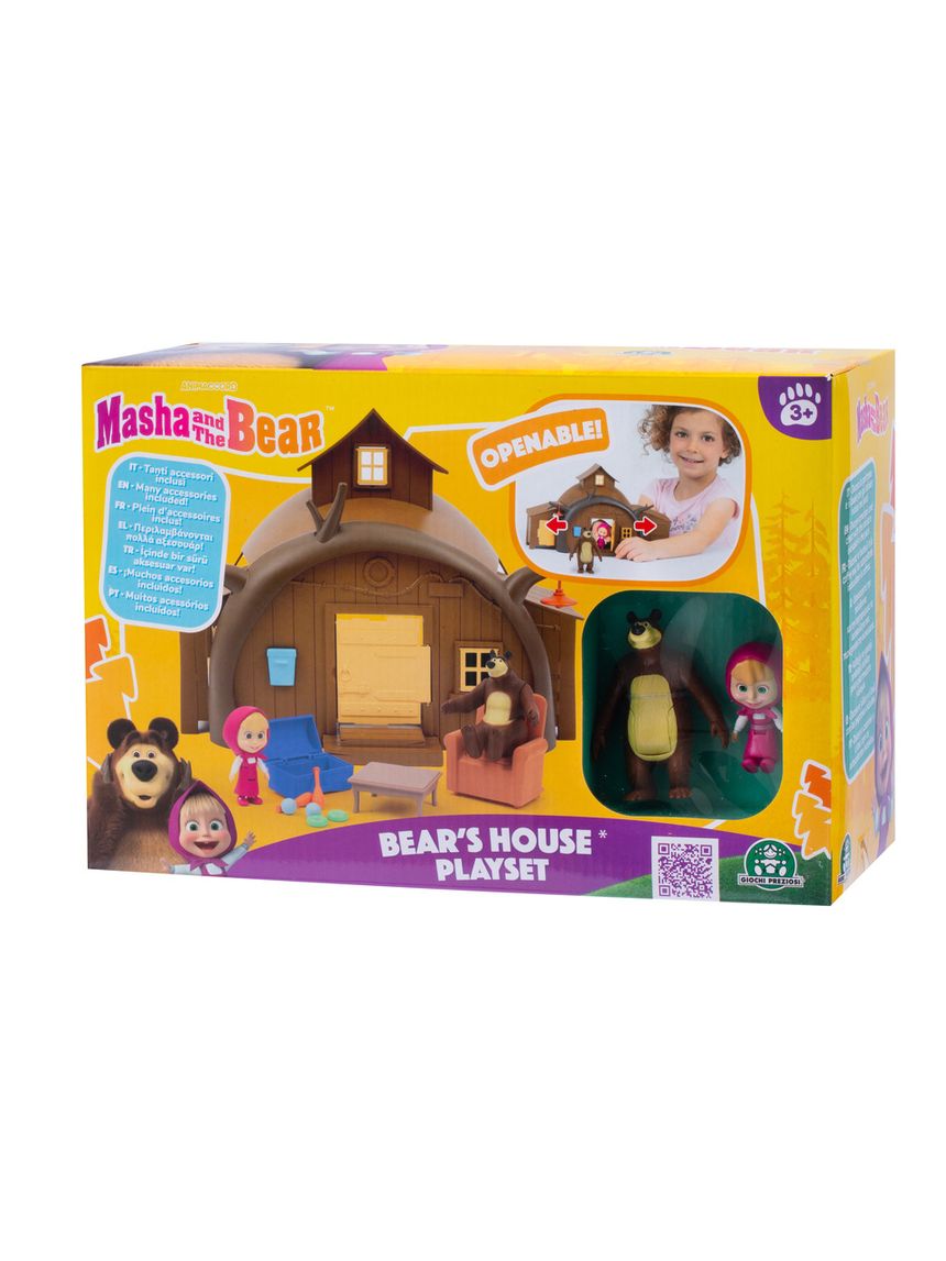 Playset casa con 2 personaggi inclusi - 3+ - masha e orso