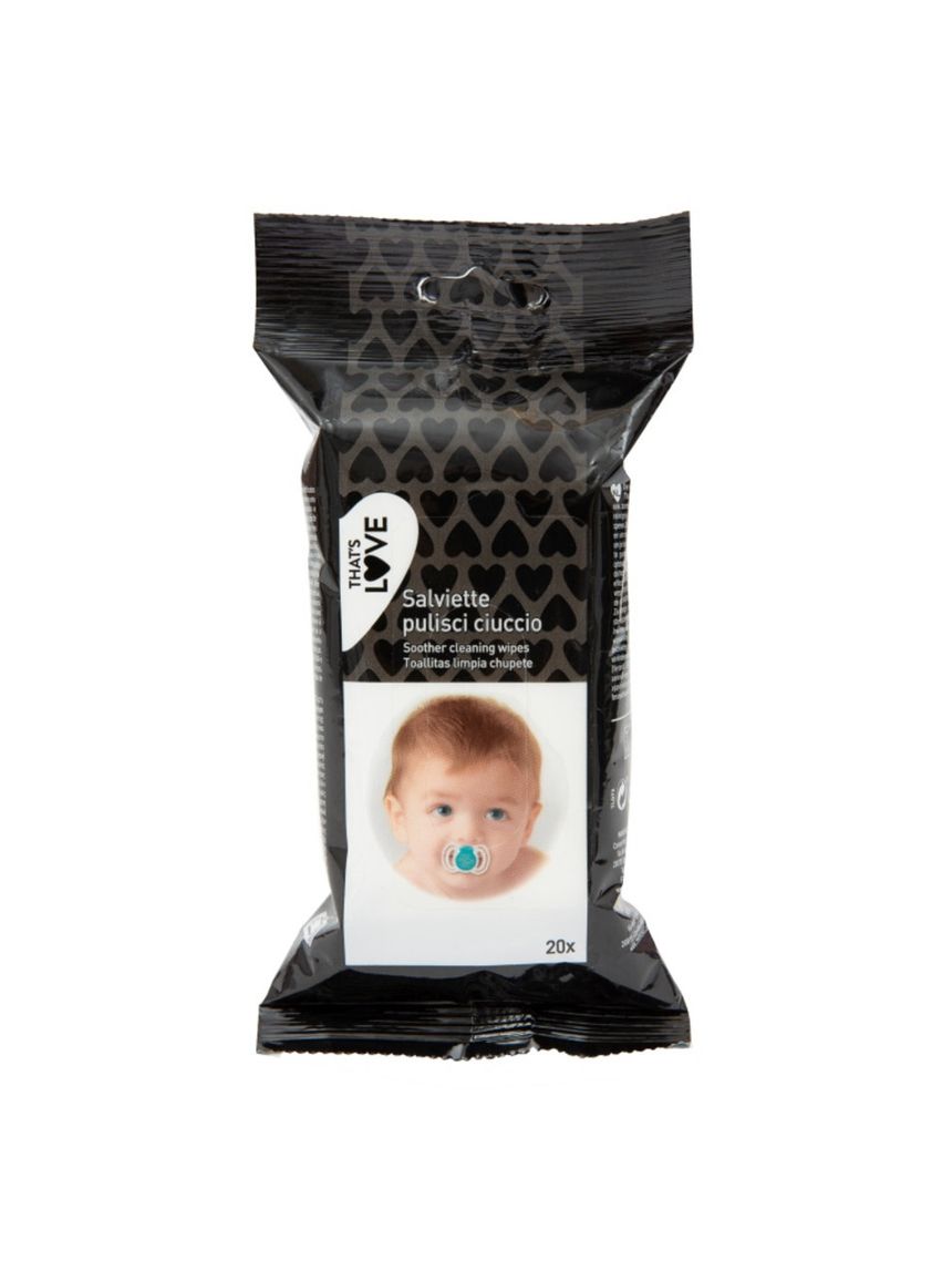 Salviettine pulisci ciuccio 20 pezzi - that's love