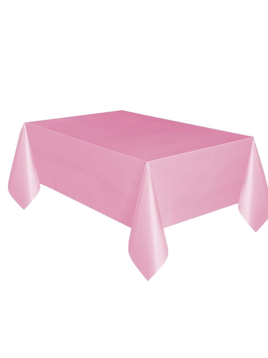 Tovaglia plastica 137 x 274 cm - rosa pastello