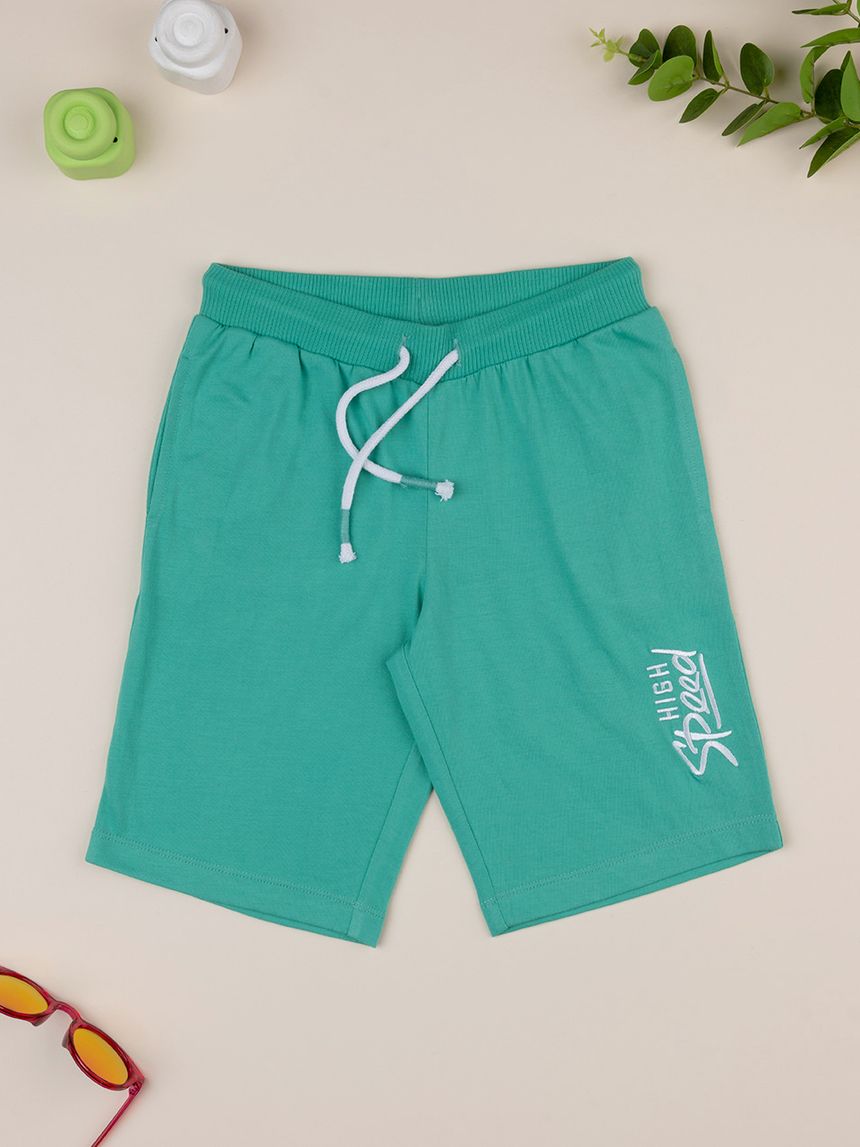 Shorts verdi bambino