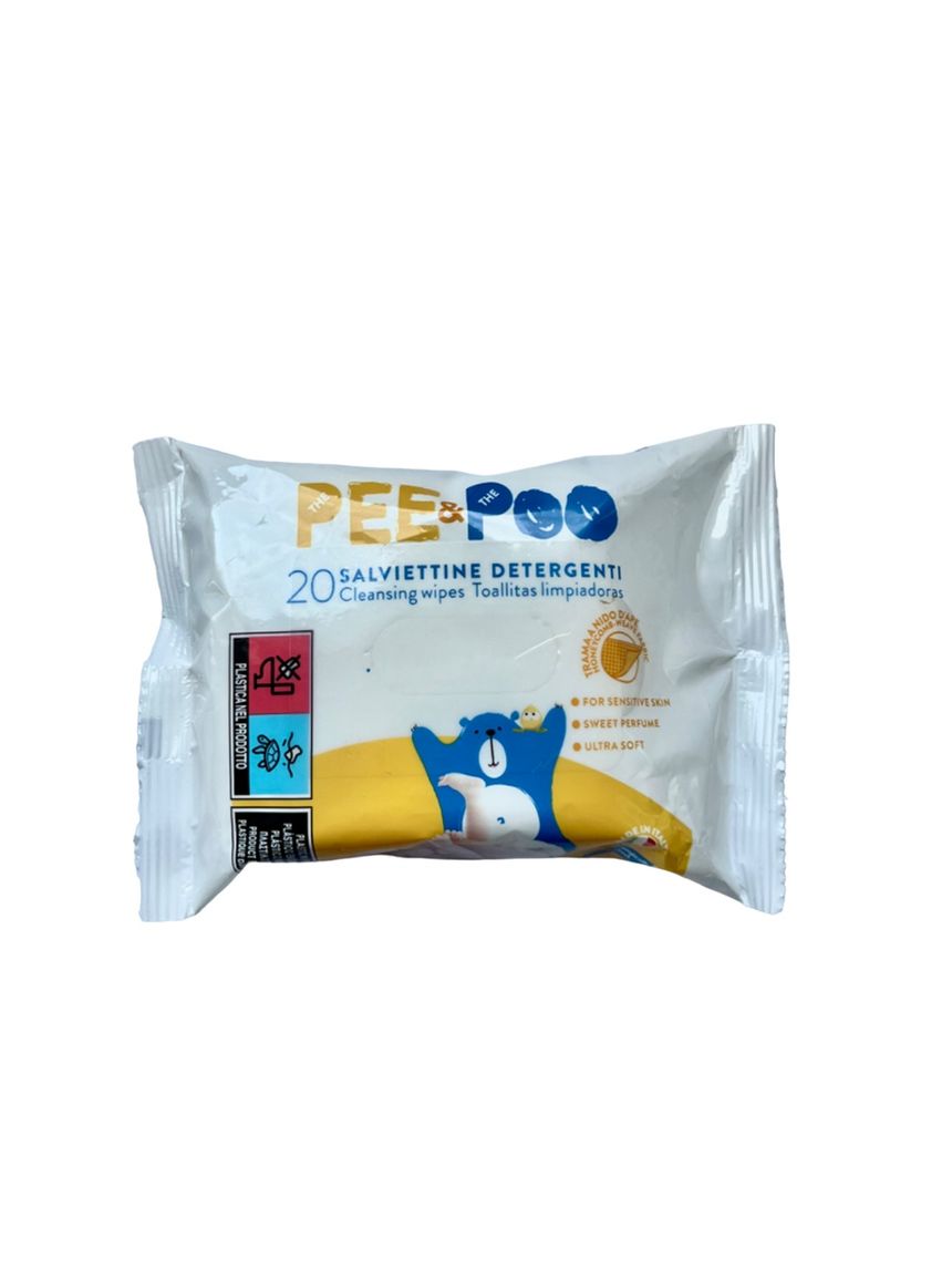 Salviettine detergenti 20 pezzi - pee&poo