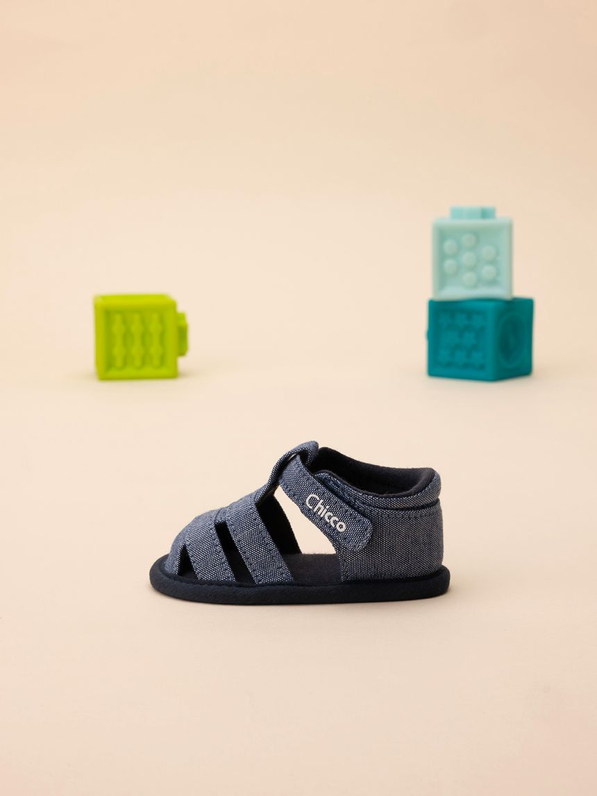 Sandalo ragno in tela bimbo