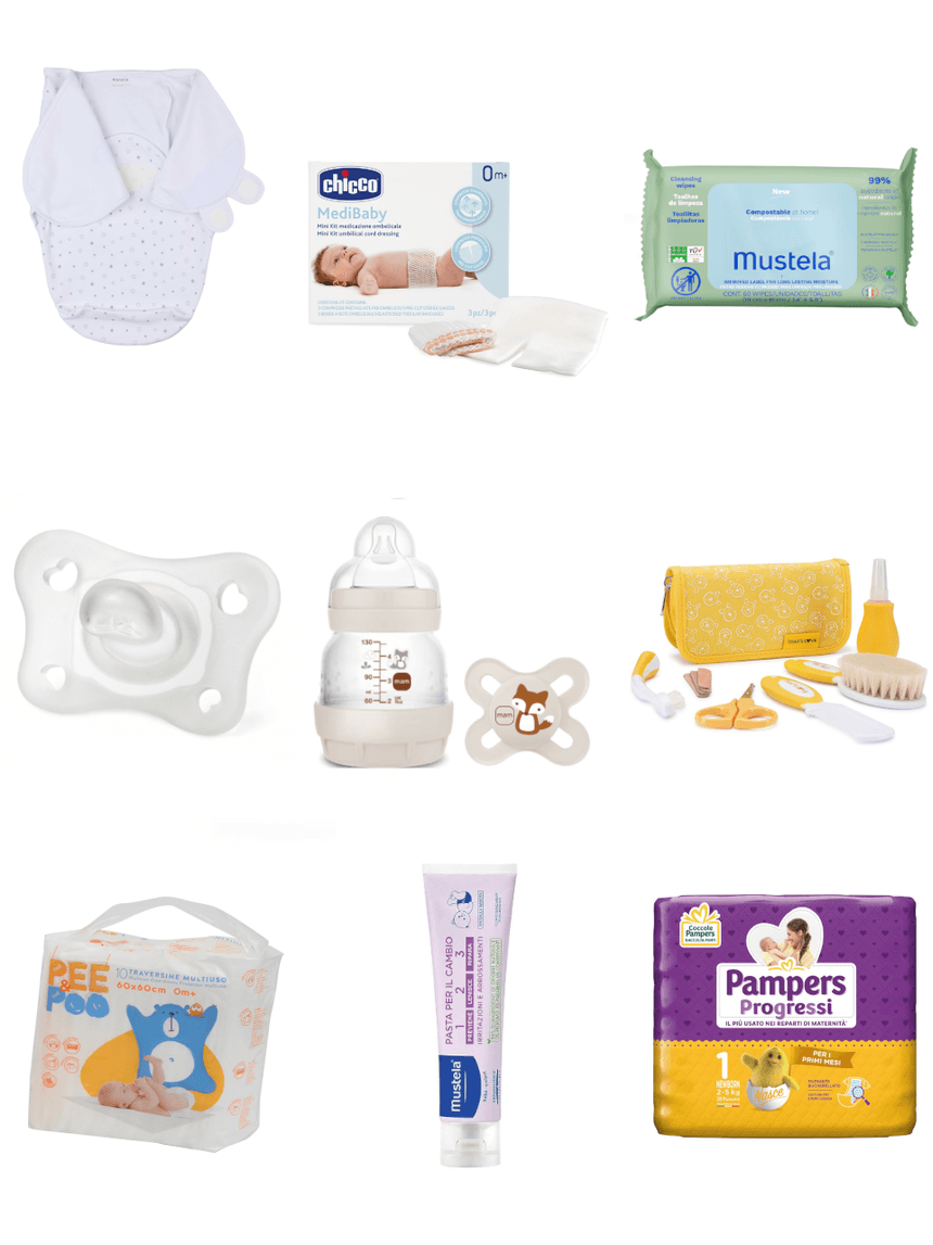 Tutti gli articoli di cui hai bisogno per i primi giorni a casa con il neonato