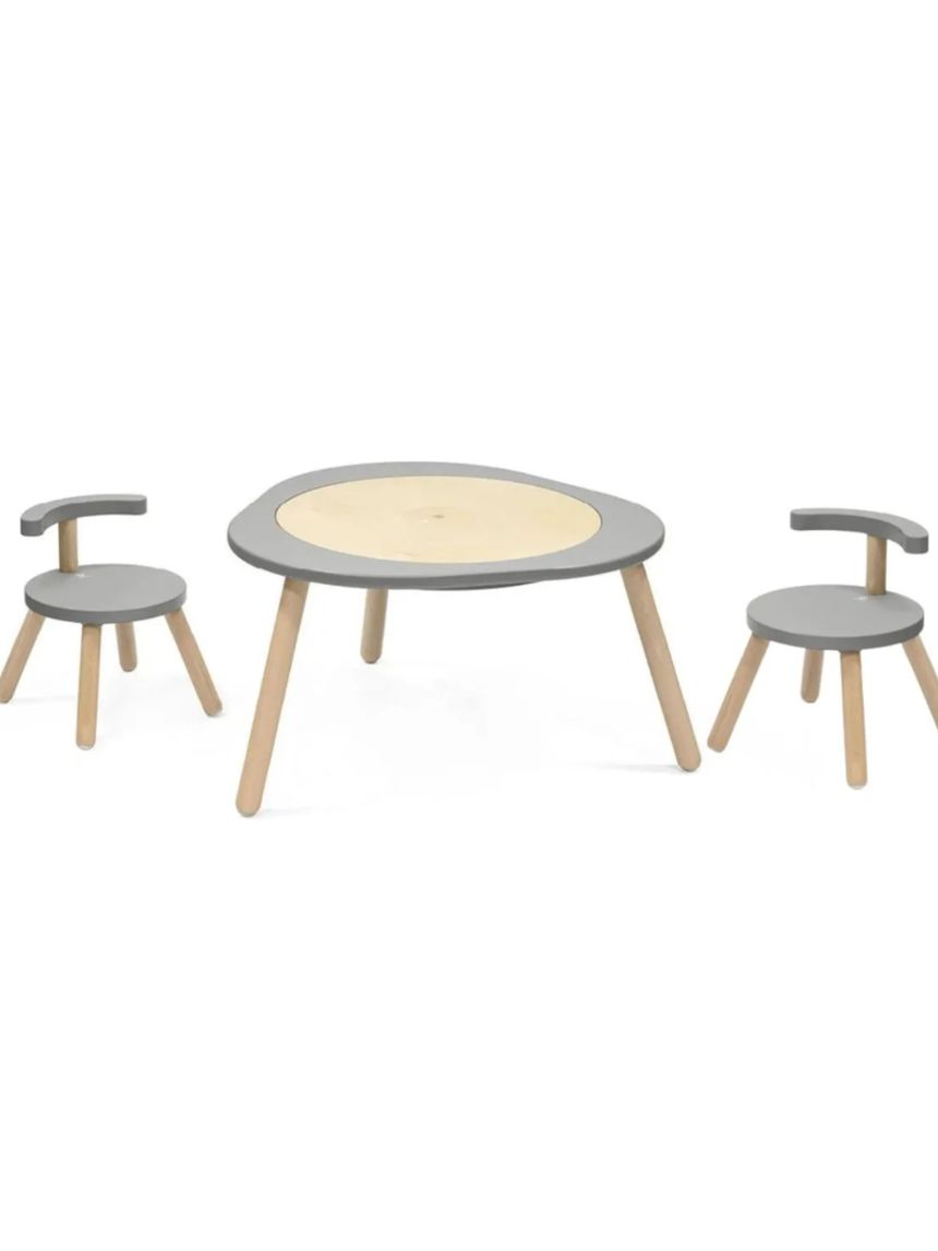 Tavolo da gioco mutable™ v2 storm grey + 2 chair v2 grey ad un prezzo speciale - stokke®