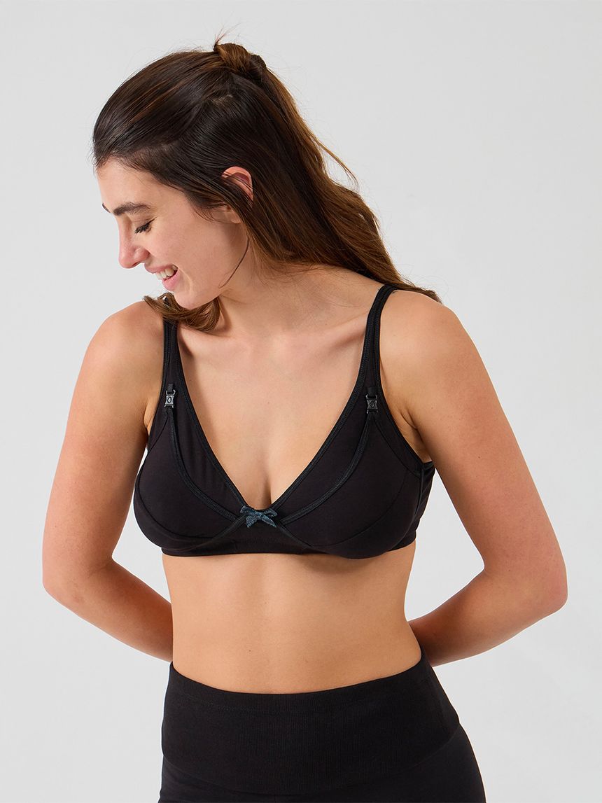 Reggiseno allattamento in jersey di cotone - coppa c