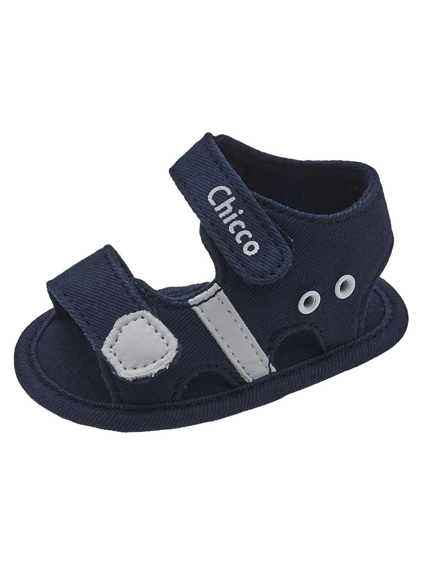 Sandalo blu chicco neonato con strappo