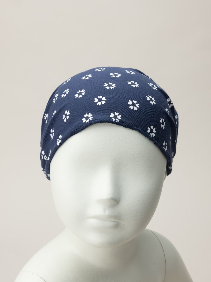 Bandana blu bambina margherite