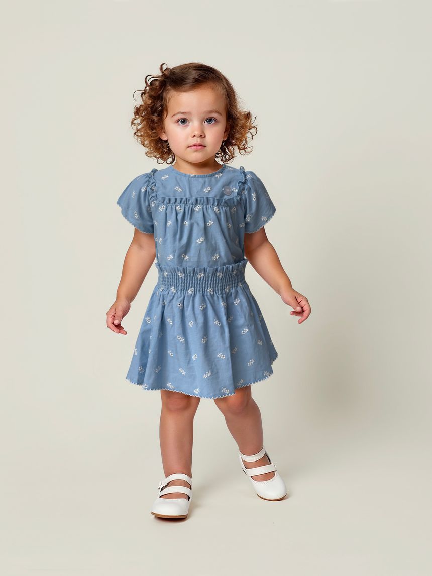 Gonna premium azzurra bimba