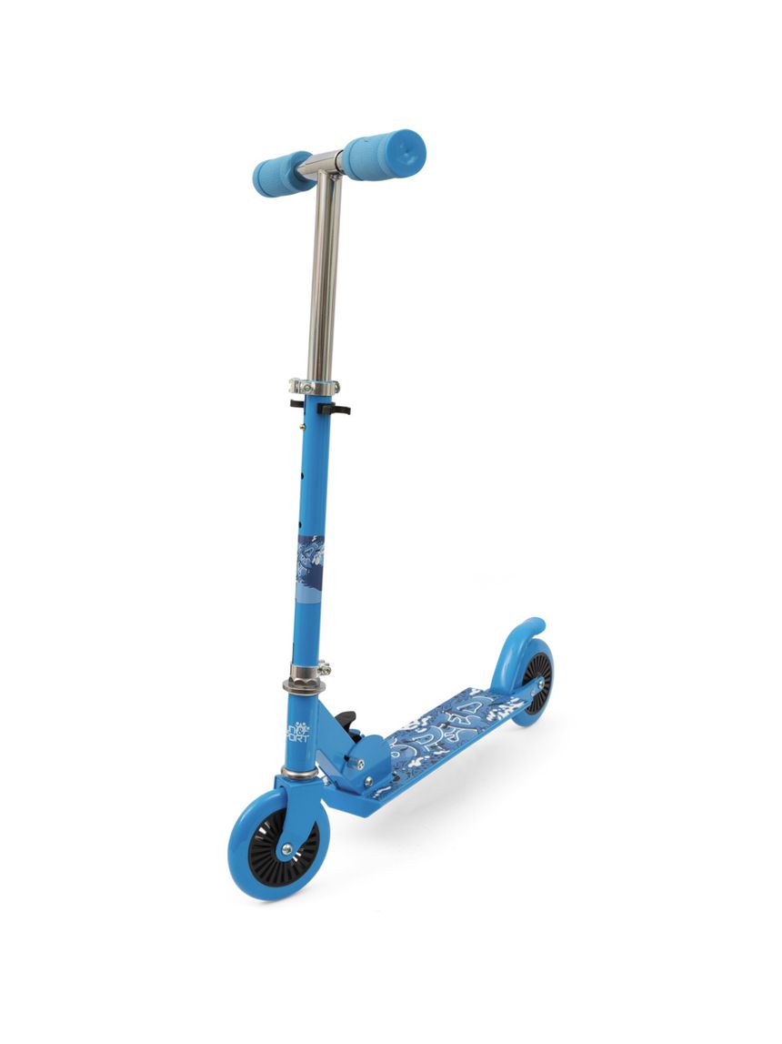 Monopattino pieghevole scooter line blu - 3+ - sun & sport