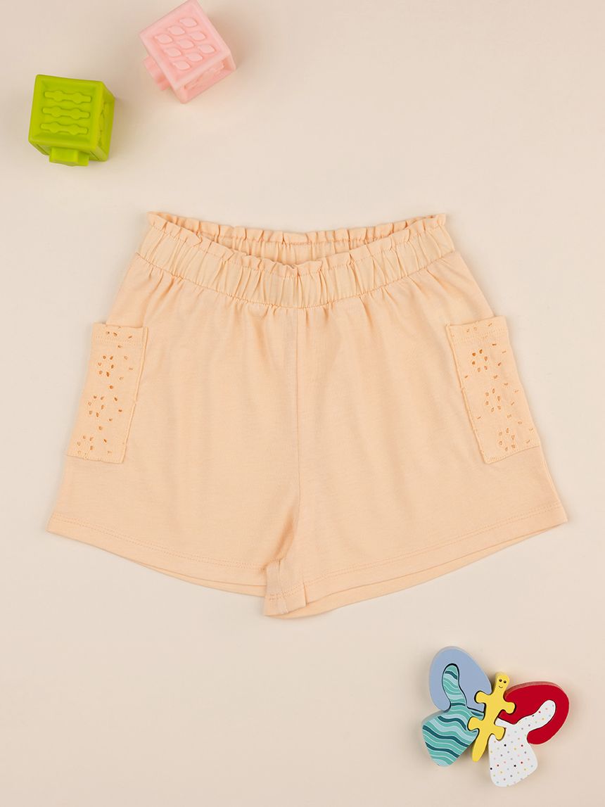Shorts bimba sangallo arancione