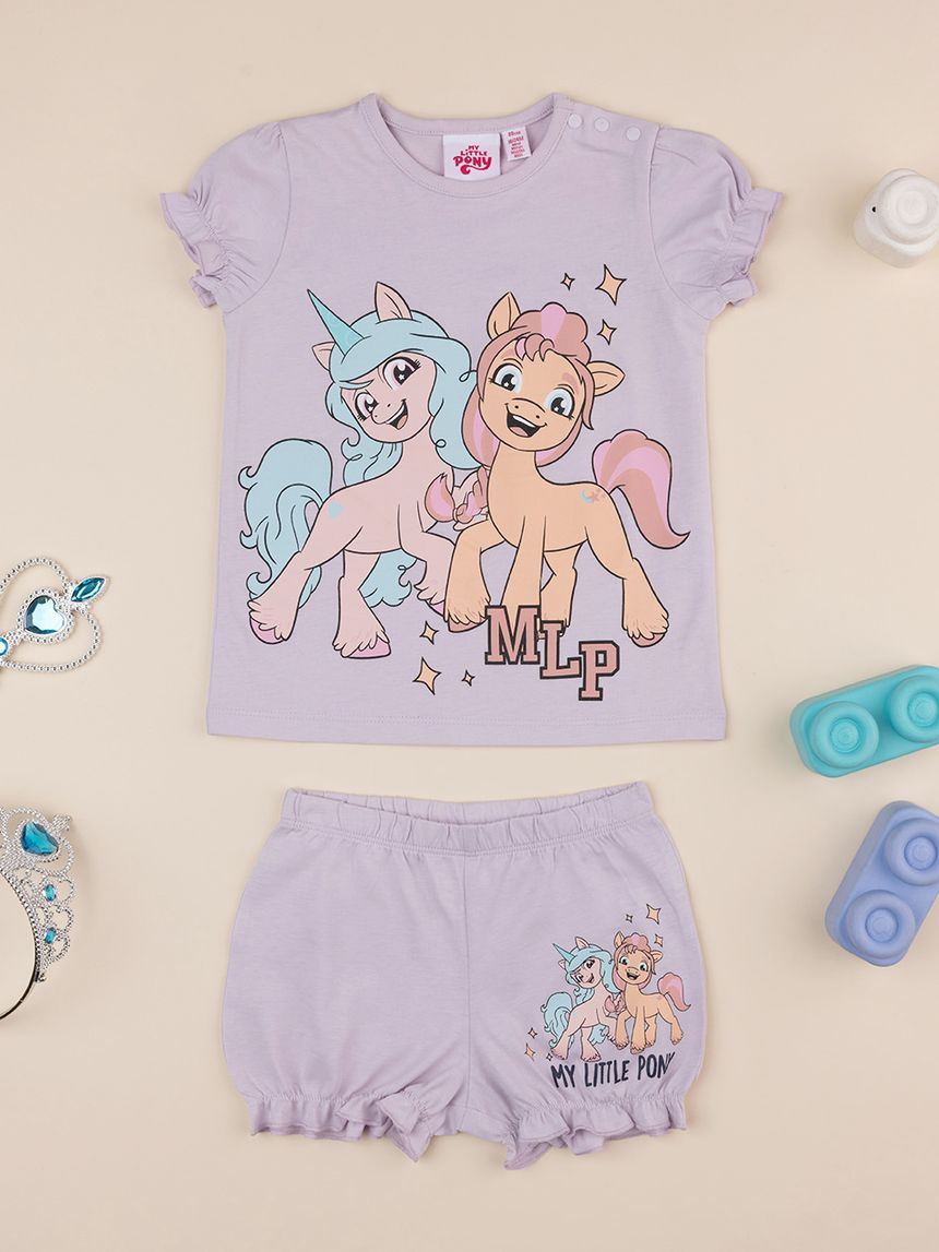 Pigiama bimba lilla pony