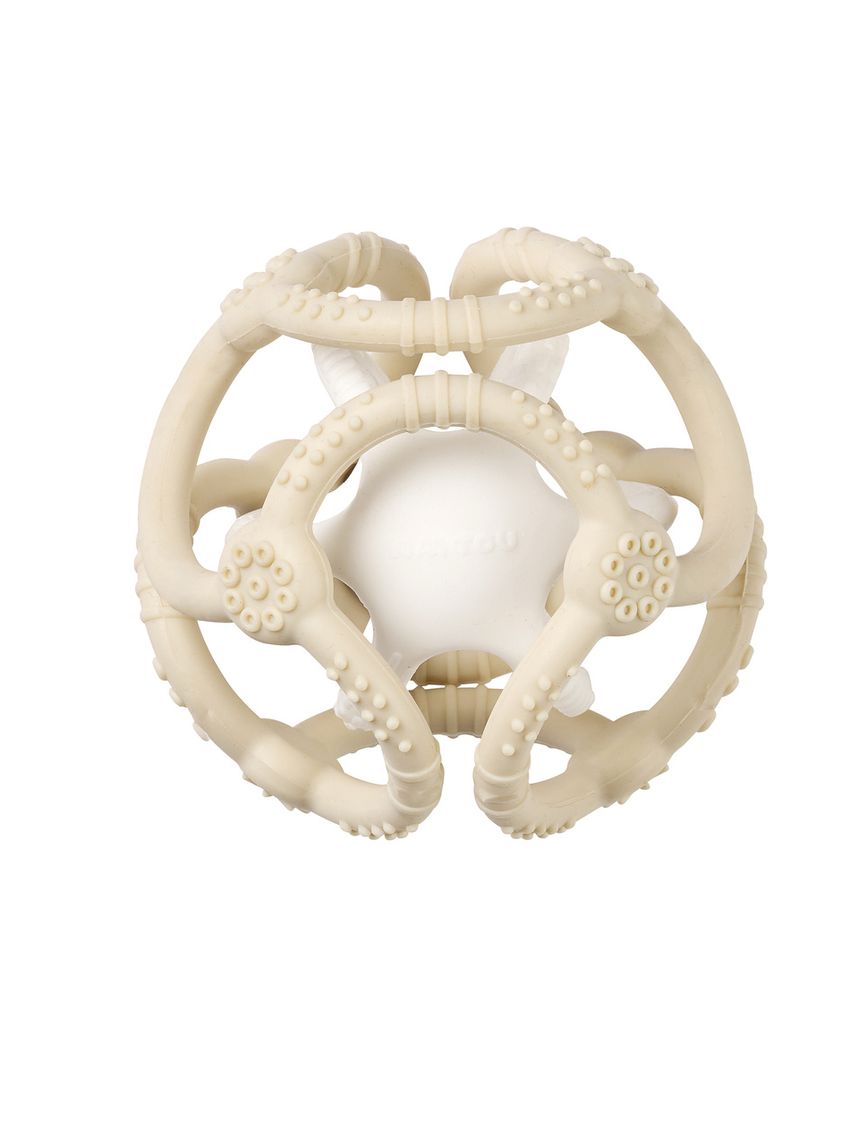 Set 2 palline in silicone bianco e argilla - 0+ - nattou