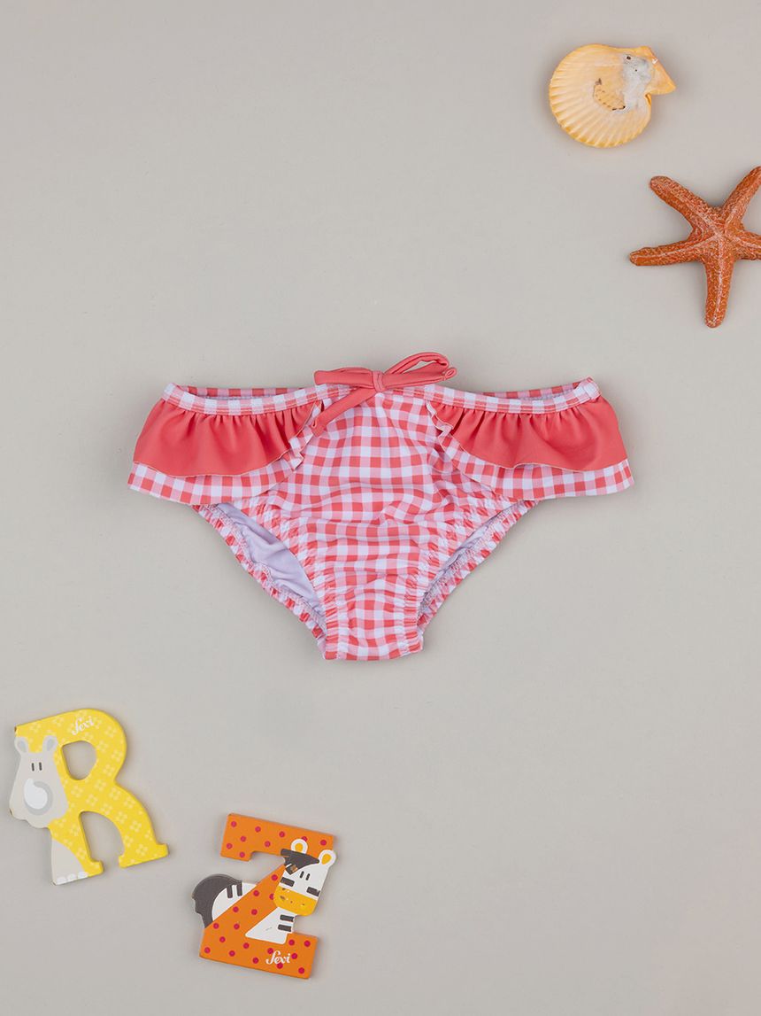 Costume slip bimba rosso